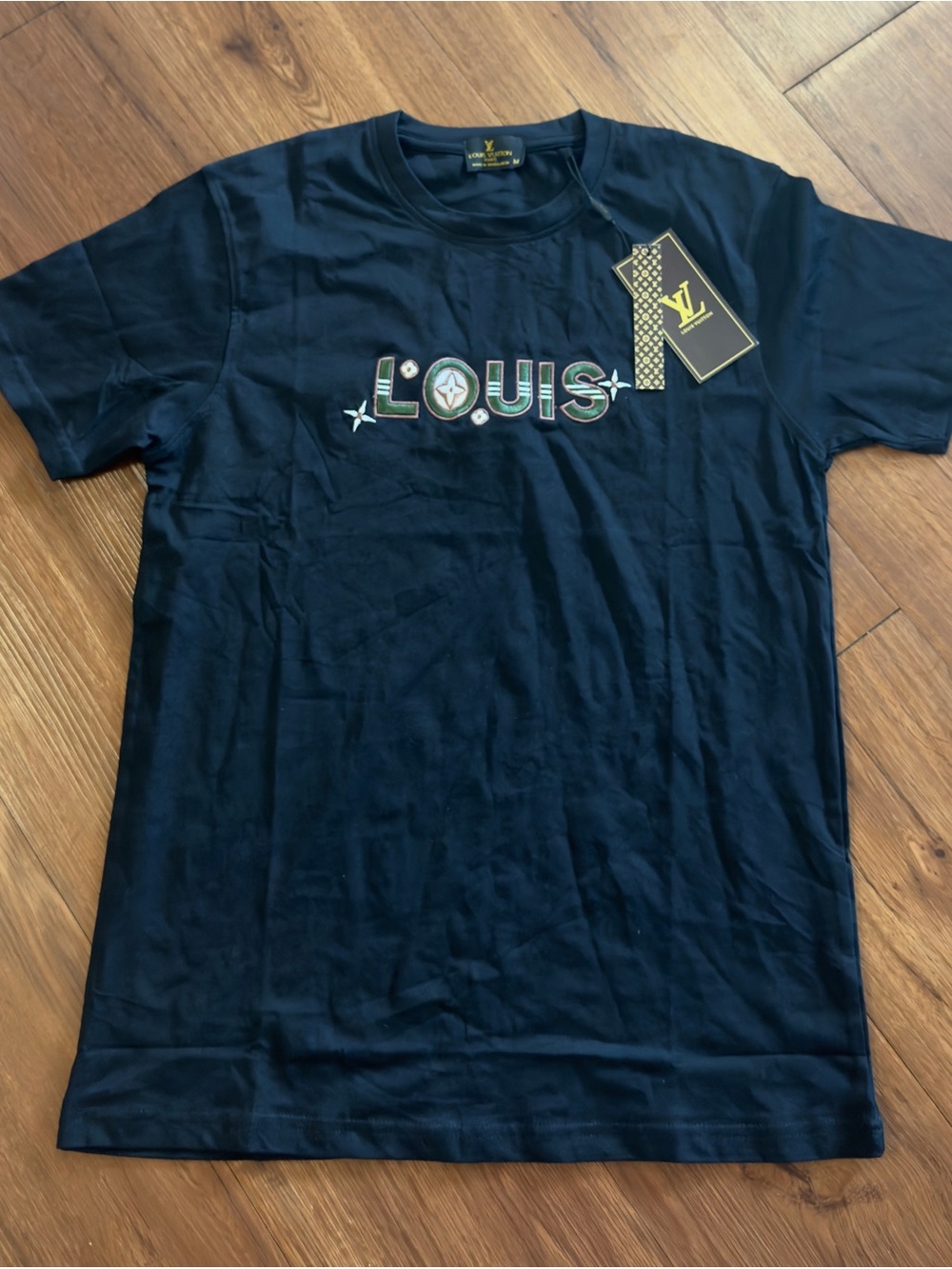Louis Vuitton Navy Logo T-Shirt